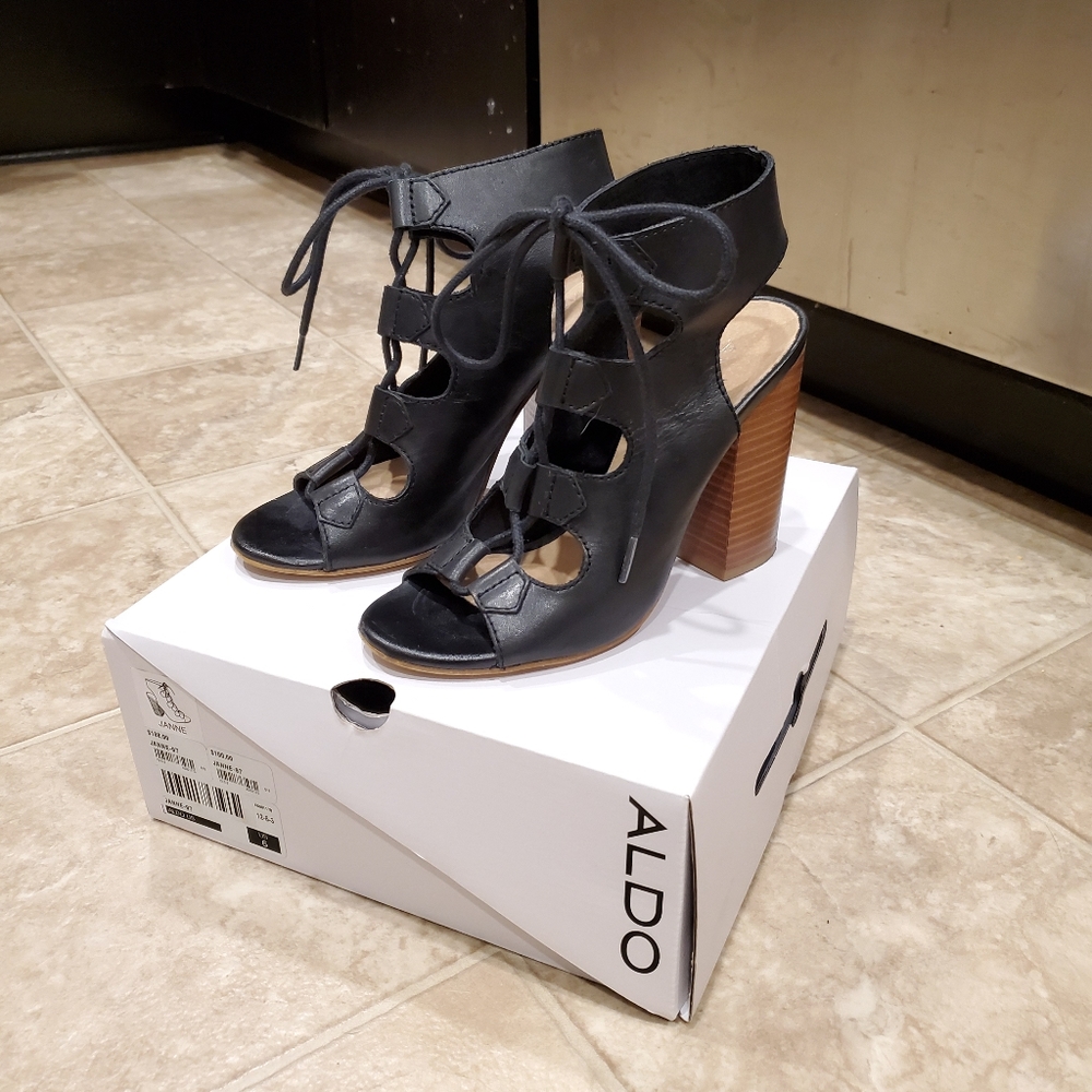 Aldo lace-up heels
